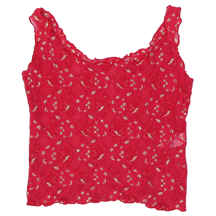 Y2K Ladies Sleeveless Mesh Top