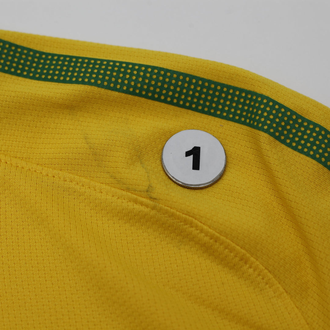 Mens 2010 Nike Brazil Home Football Jersey #10 Size L
