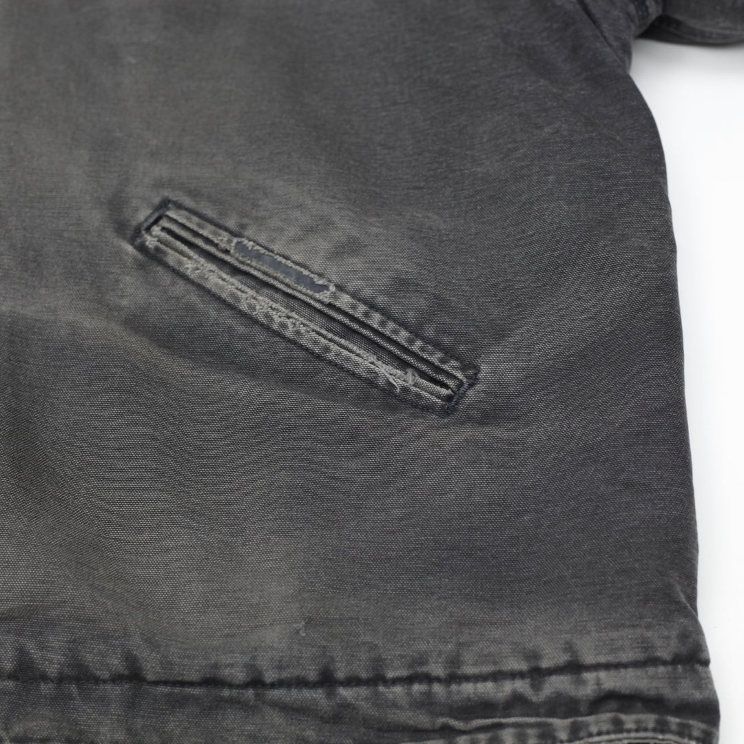 Thrashed Vintage 2005 Carhartt J141 BLK Sierra Sherpa Jacket Size XXL