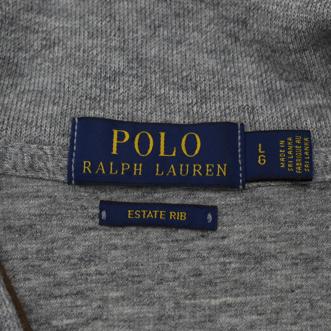Mens Polo Ralph Lauren Estate Rib Quarter Zip Sweater