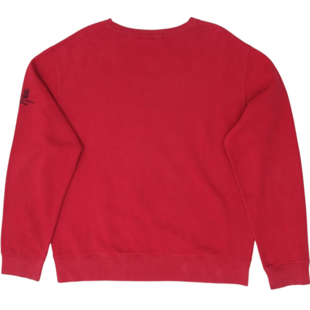 Vintage Mens Polo Ralph Lauren Red Sweatshirt Cotton Blend Logo