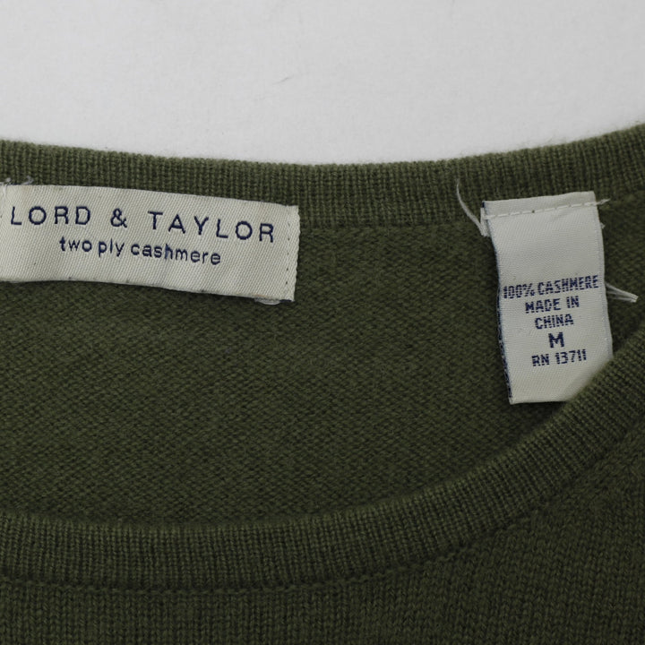 Ladies Lord & Taylor 100% Two Ply Cashmere Sweater