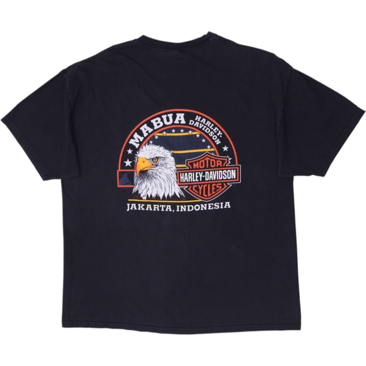 Vintage Harley Davidson Mens Mabua Jakarta Indonesia Made in USA T-Shirt 2XL