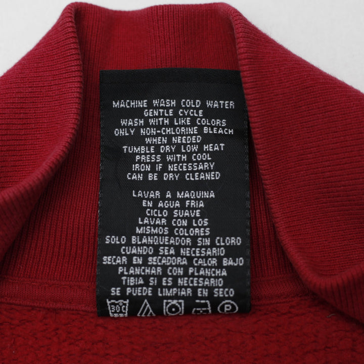 Vintage Mens Polo Ralph Lauren Maroon Full Zip Sweater Size XL | Migration_Jackets - Detail View | Fashion Rerun