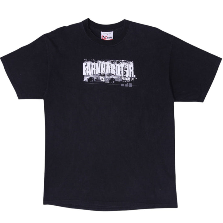 Vintage Chase Authentics Earnhardt NASCAR Black T-Shirt Size XL