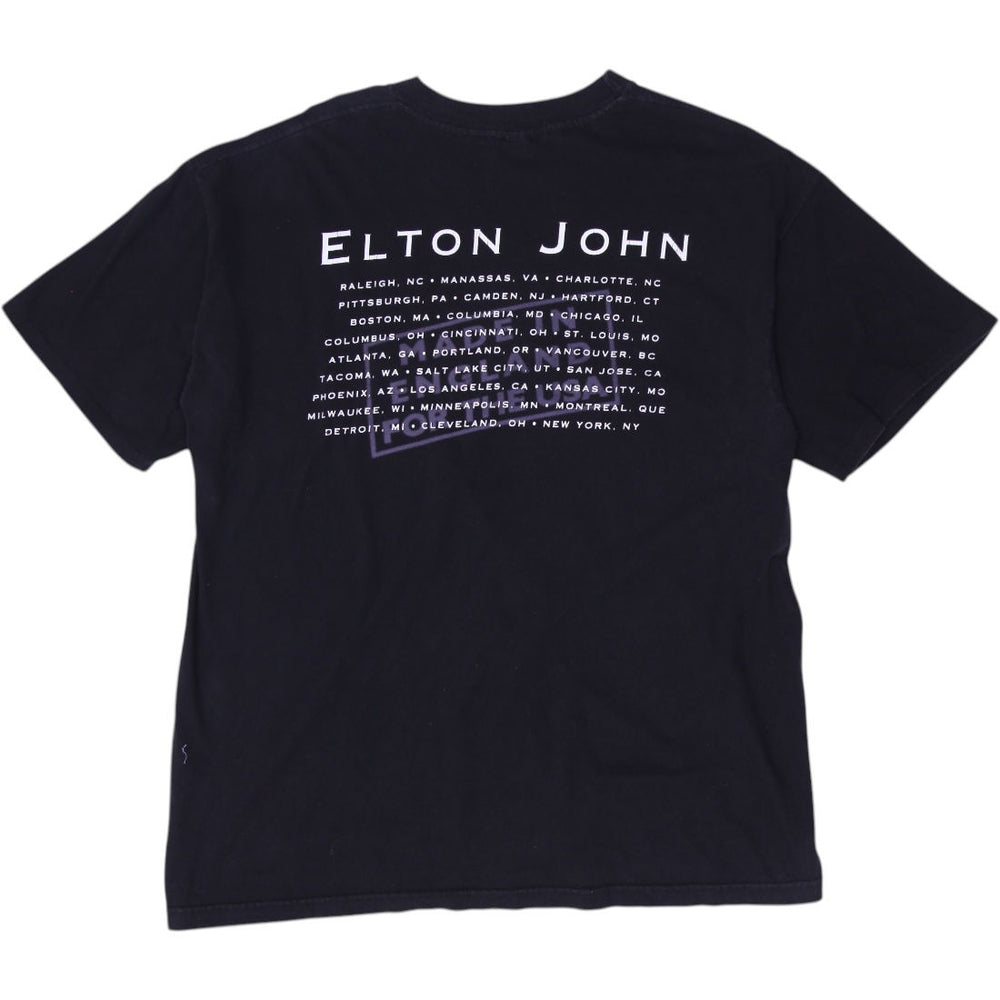 Vintage 90s Elton John Concert Tour T-Shirt Made in USA Size XL | Migration_T-Shirts - Side View | Fashion Rerun