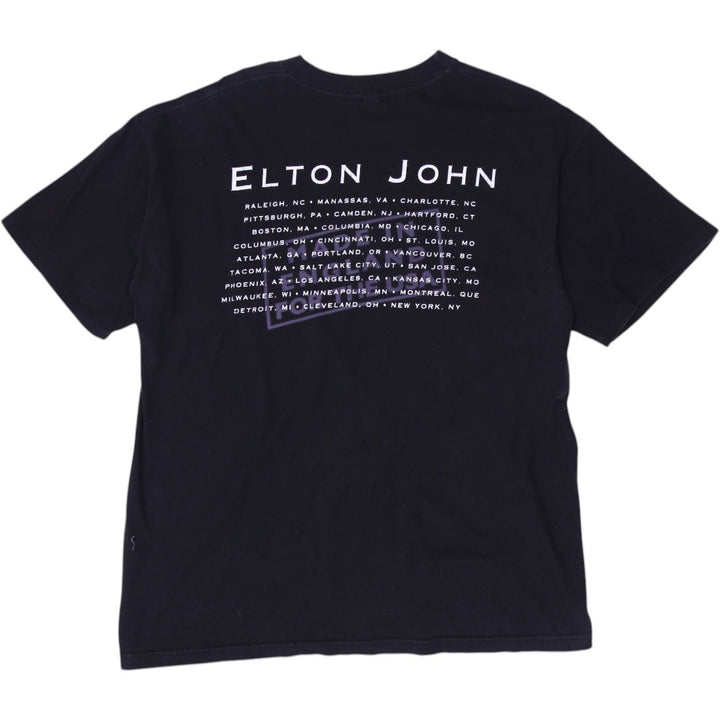 Vintage 90s Elton John Concert Tour T-Shirt Made in USA Size XL | Migration_T-Shirts - Side View | Fashion Rerun