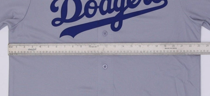 Mens Nike Dodgers Jersey Gray MLB Baseball Team | Migration_Jerseys - View 6 | Fashion Rerun