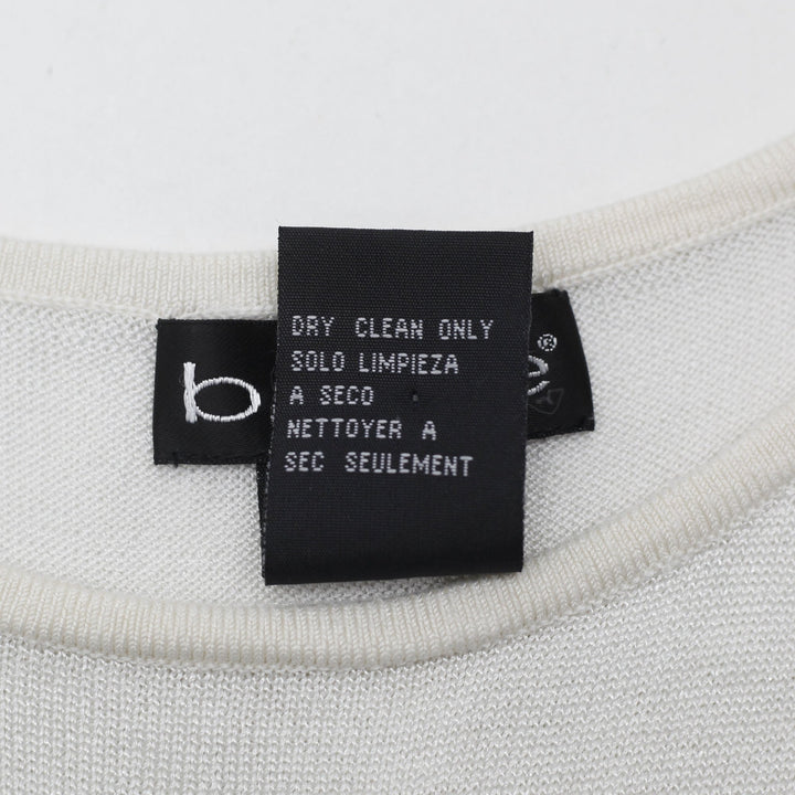 Y2K Ladies Bebe Silk Blend Ribbed Knit Tank Top Size S