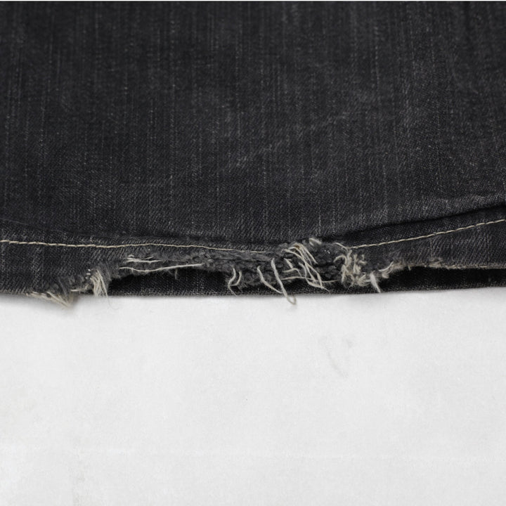 Y2K Mens Ripped Denim Worn Look Distressed Black Jeans Size 36 | Migration_Jeans & Pants - View 6 | Fashion Rerun