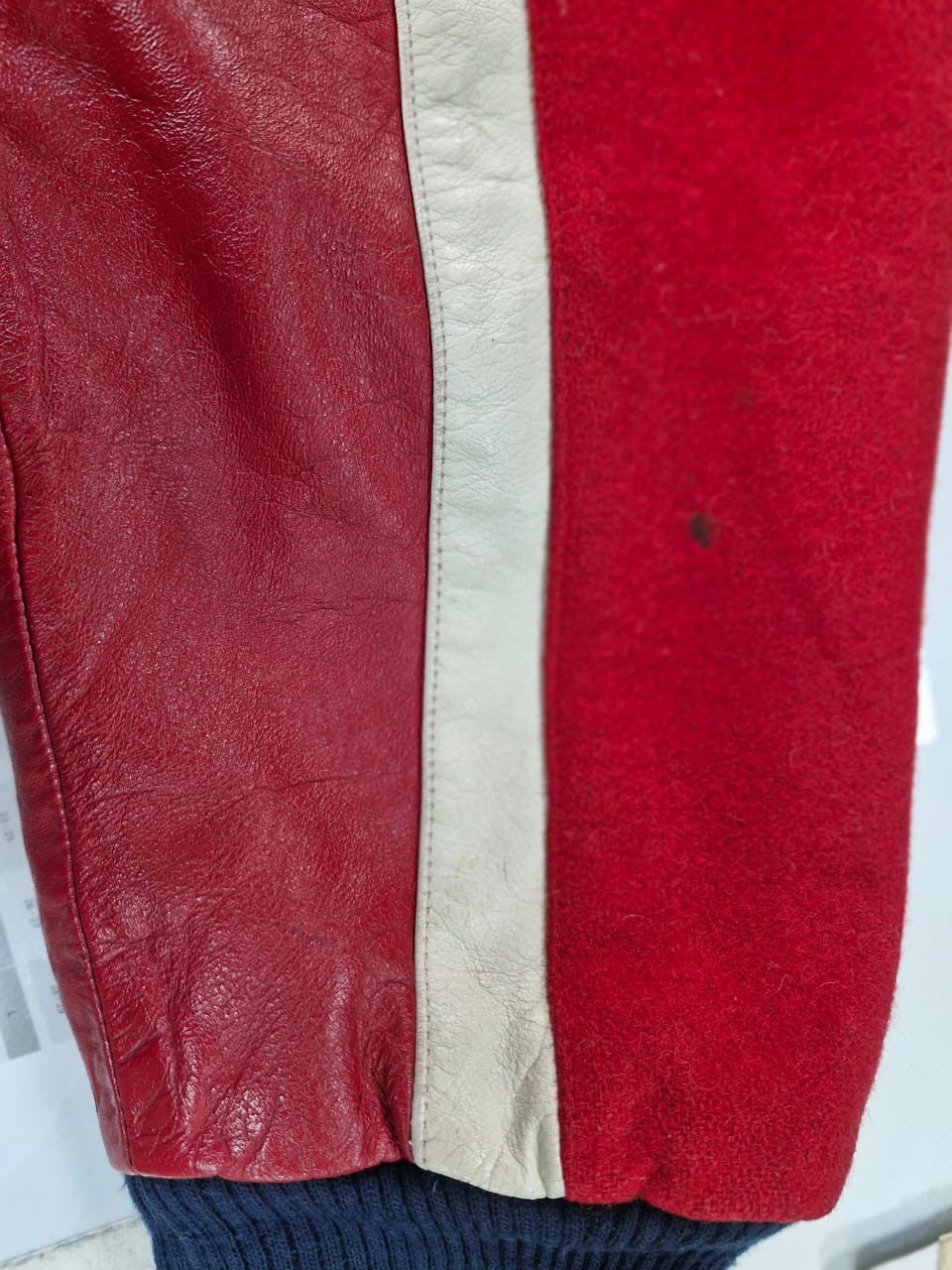 Vintage Polaris Worldwide Varsity Leather Sleeves Varsity Jacket - Fashion Rerun Vintage Migration_Jacket