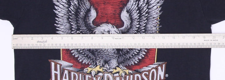 Vintage 1991 Vintage Harley Davidson 3D Emblem T-shirt Size L