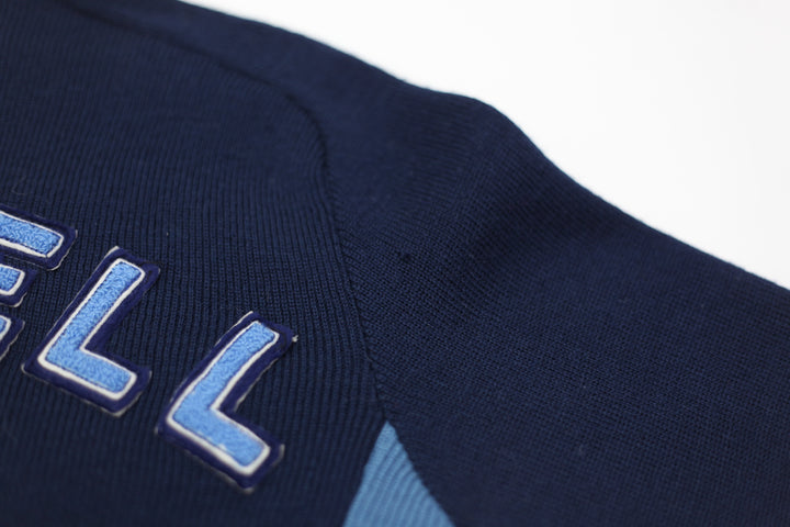 Vintage White Ram Campbell Virgin Wool Full Zip Sweater