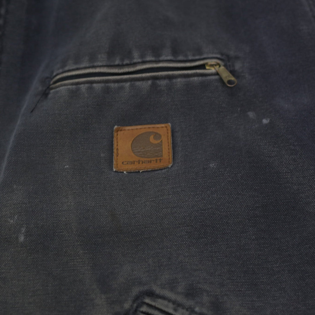 Vintage Carhartt J97 PTL Blanket Lined Detroit Distressed Slightly Distressed Workwear Jacket