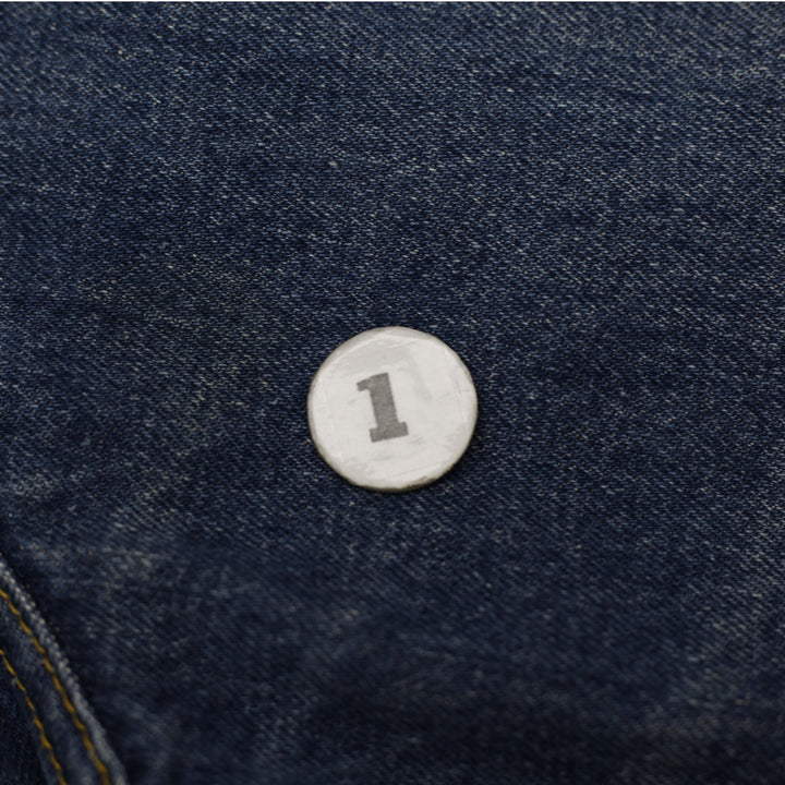 Vintage Ladies Lee Washed Blue Classic Style Denim Trucker Jacket Size L | Migration_Jackets - Detail View | Fashion Rerun