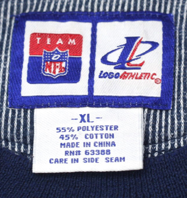 Vintage Logo Athletic NFL Denver Bronchos Embroidered Sweatshirt - Fashion Rerun Vintage Migration_Sweaters