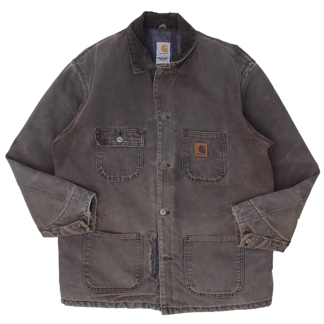 Shop Mens Carhartt C02 DKB Carhartt Blanket Lined Workwear Jacket