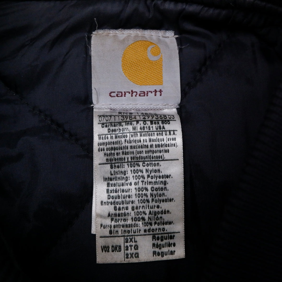 Mens Carhartt V02 DKB Arctic Quilt Lined Vest Duck