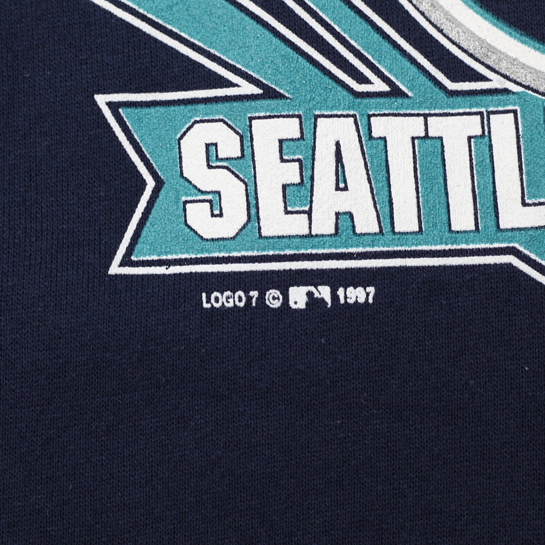 Vintage 1997 Seattle Mariners AL West Division Champions Sweatshirt 2XL USA Made | Migration_Sweatshirt - Det | Fashion Rerun