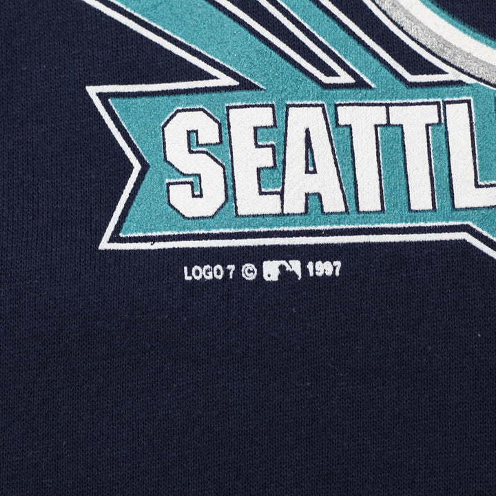 Vintage 1997 Seattle Mariners AL West Division Champions Sweatshirt 2XL USA Made | Migration_Sweatshirt - Det | Fashion Rerun