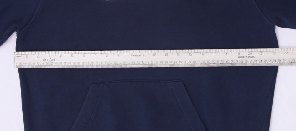 Vintage Nike Navy Blue Spell Out Logo Pullover Hoodie L | Migration_Hoodies - Alternate View | Fashion Rerun