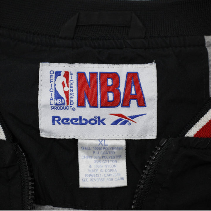 Vintage 90s Chicago Bulls NBA Stitched Pullover 1/4 Zip Jacket Size XL | Migration_Jackets - Back View | Fashion Rerun