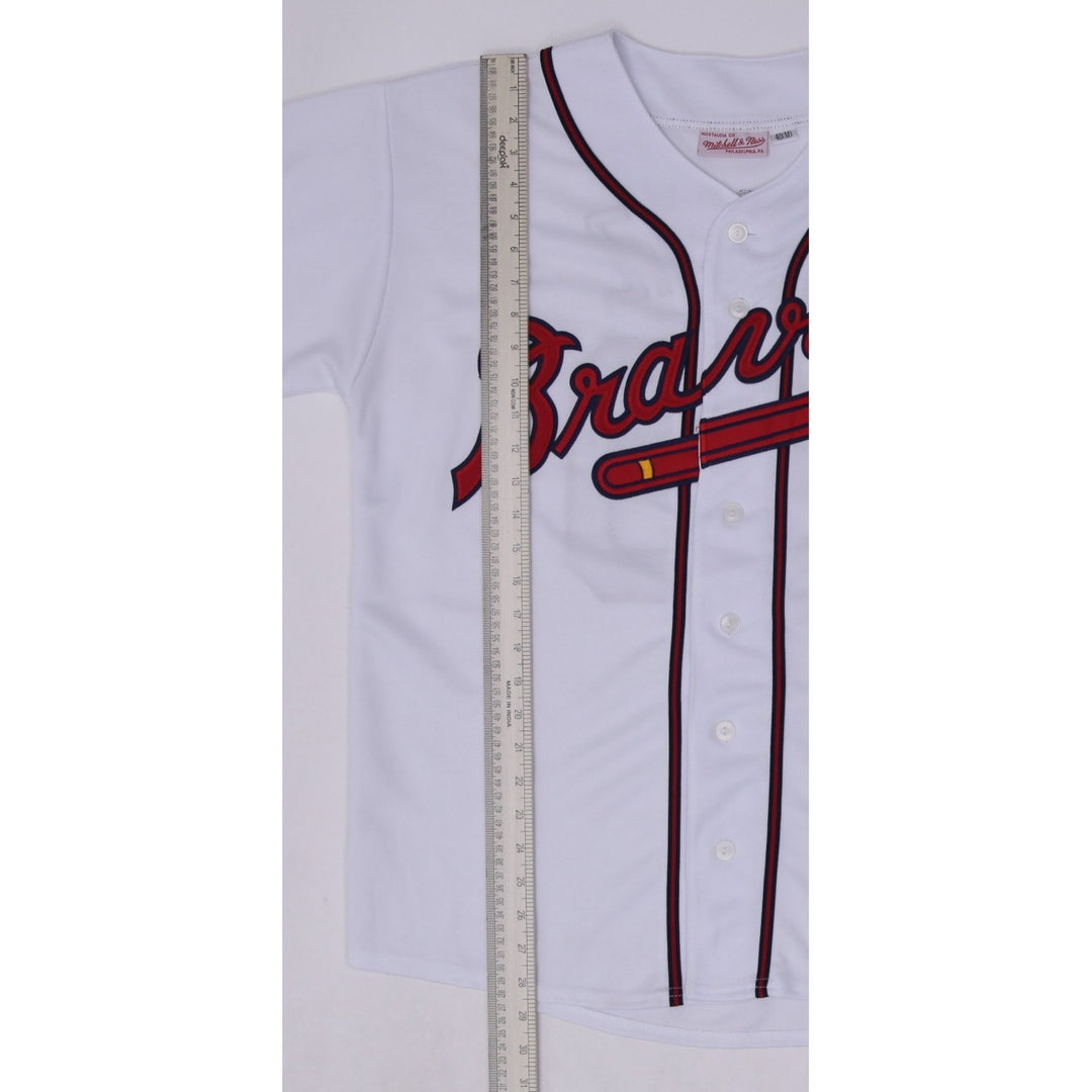 Vintage Mitchell & Ness John Smoltz Atlanta Braves 1995 Cooperstown Collection Baseball Jersey | Migration_Je | Fashion Rerun