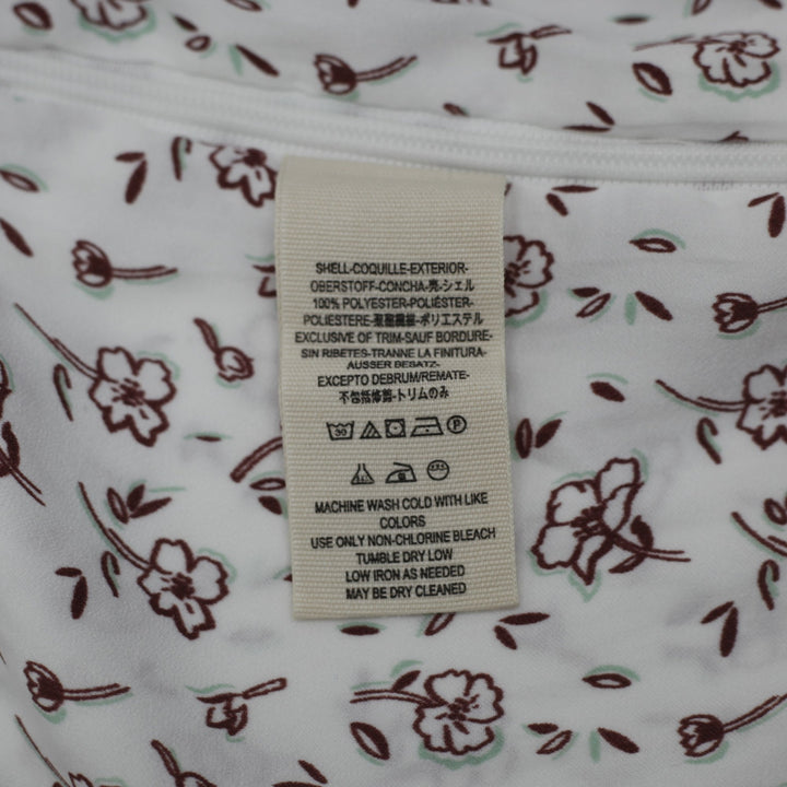 Y2K Ladies Free People Floral Ruffle Sleeve Crop Top Size L