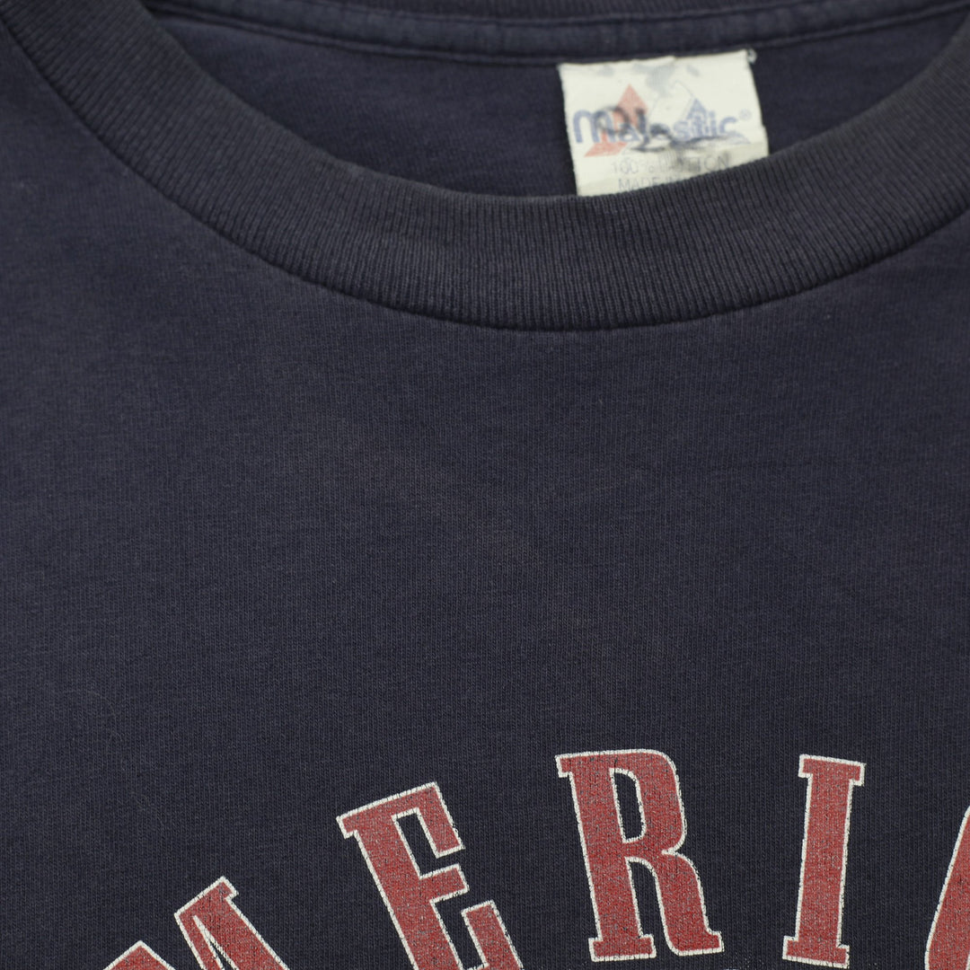 Vintage 1997 Cleveland Indians American League Champions Made in USA Size XL