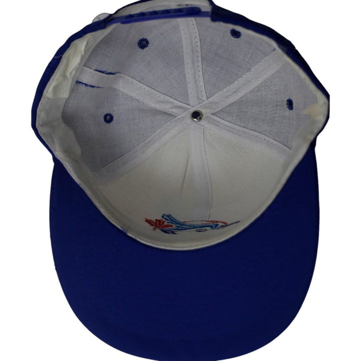 Vintage Mens Blue Jays Baseball Cap Blue White Embroidered Logo