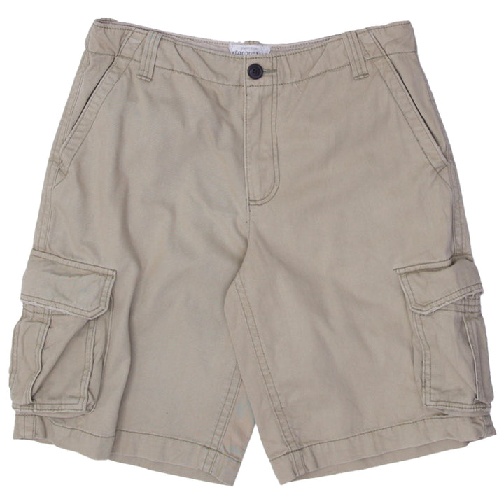 Mens Aeropostale Cargo Shorts Beige Cotton Casual Pockets