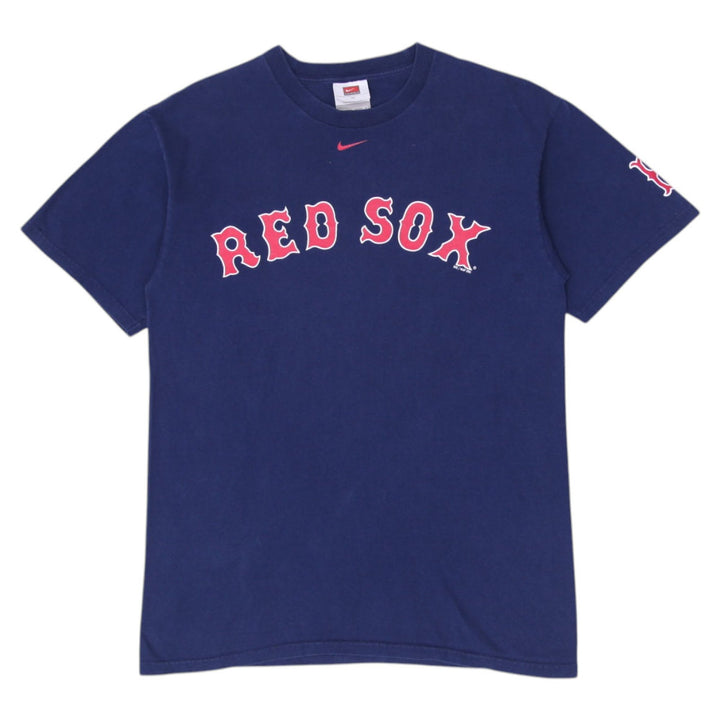 Vintage Mens Nike Team Red Sox T-Shirt Navy