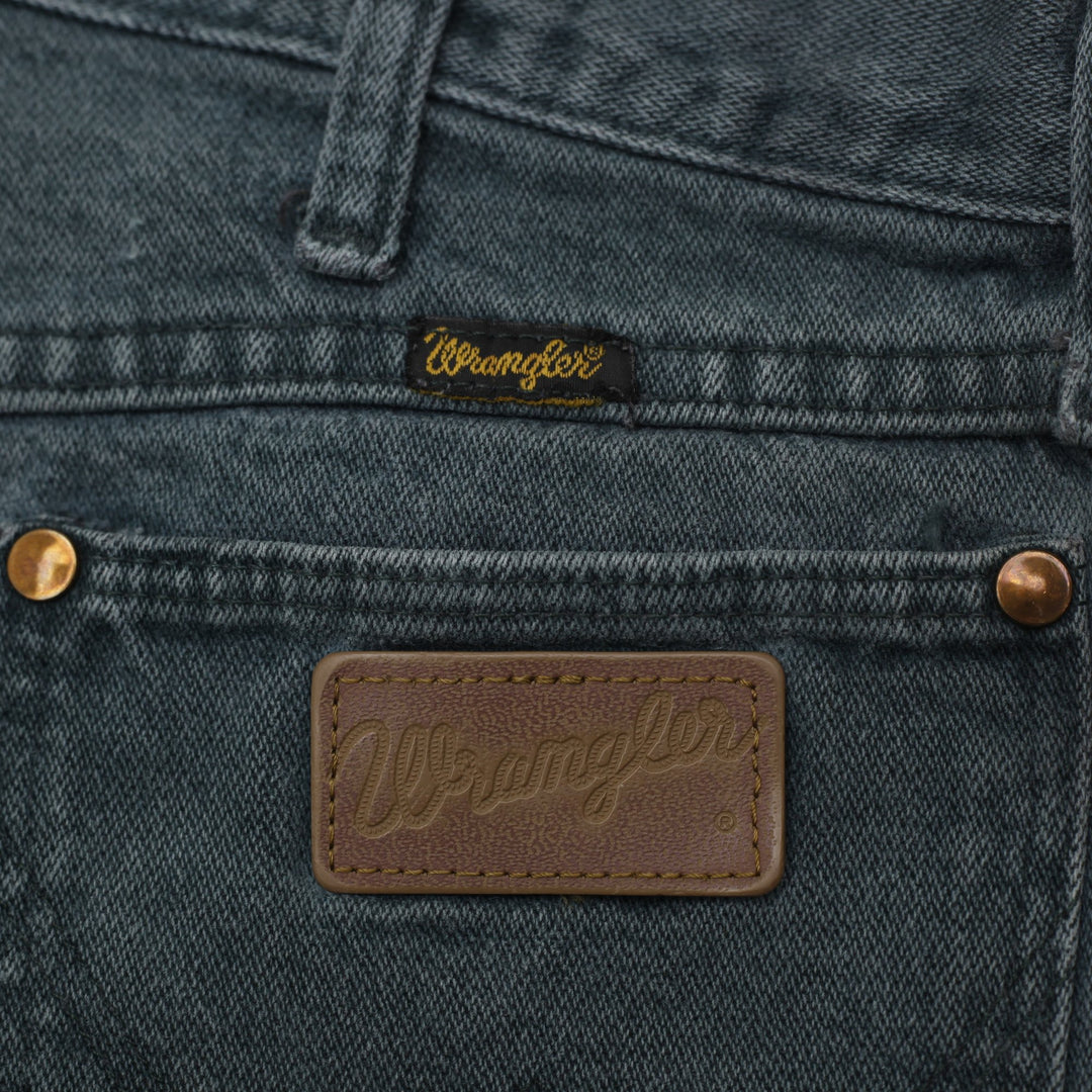 Mens Wrangler Straight Fit Denim Jeans Size 36 | Migration_Jeans - Back View | Fashion Rerun