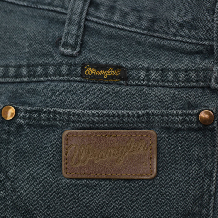 Mens Wrangler Straight Fit Denim Jeans Size 36 | Migration_Jeans - Back View | Fashion Rerun