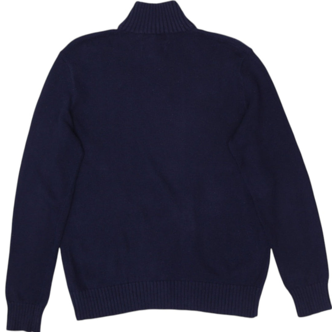Vintage Mens Polo Ralph Lauren Cotton Button Collar Sweater Size M