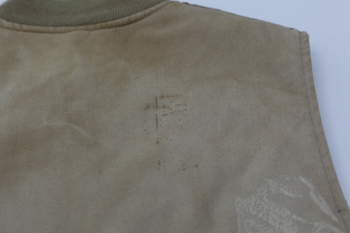 Vintage Carhartt V0186 Brown Quilted Lined Vest