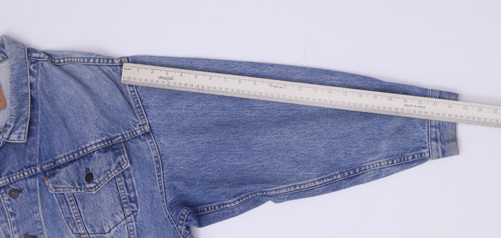 Vintage 90s Levis 75532 Denim Trucker Jacket Size M | Migration_Jackets - View 11 | Fashion Rerun