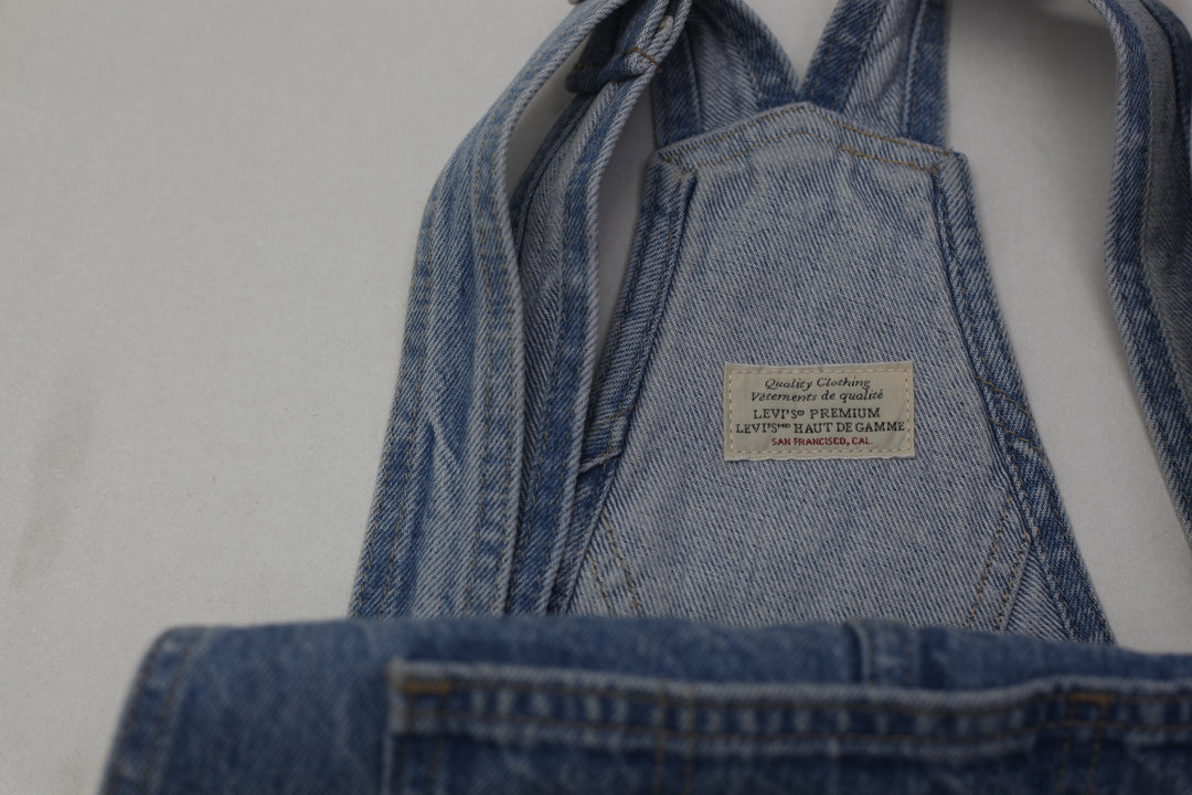 Ladies Levi's Strauss Red Tab Two Horse Brand Work Denim Jean Overalls