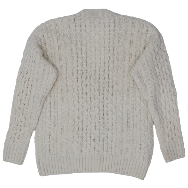 Vintage Brandy Melville Cable Knit Wool Cardigan Sweater Ladies - Fashion Rerun Vintage Migration_Sweaters