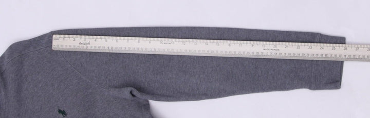 Mens Polo By Ralph Lauren Gray Quarter Zip Sweater L | Migration_Knitwear & Sweaters RL Collection - View 8 | Fashion Rerun