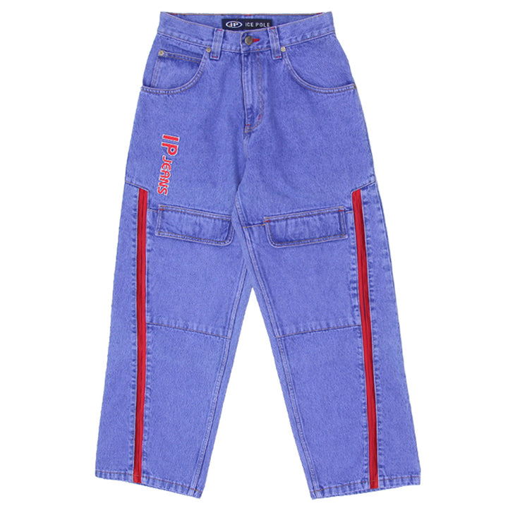 Y2K Ladies Ice Pole High Waist Cargo Jeans