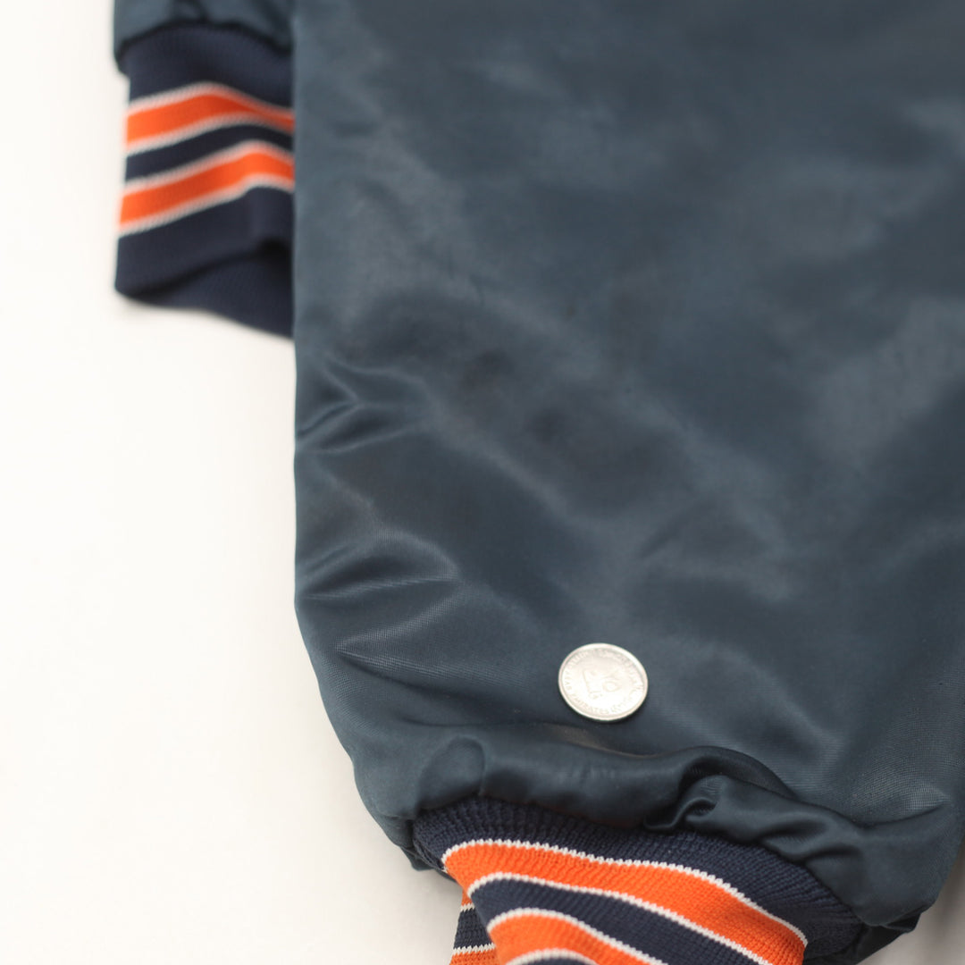 Vintage Chalk Line NFL Chicago Bears Quilt Lined Jacket Made in USA XL - Fashion Rerun Vintage Migration_Jacket