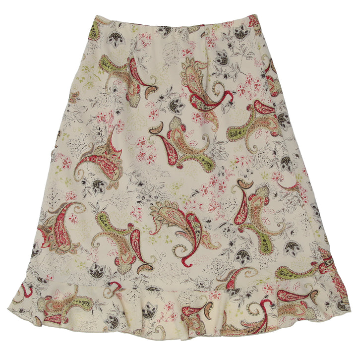 Y2K Cleo Petites Paisley Print Ruffle Skirt - Fashion Rerun Vintage Migration_Skirt