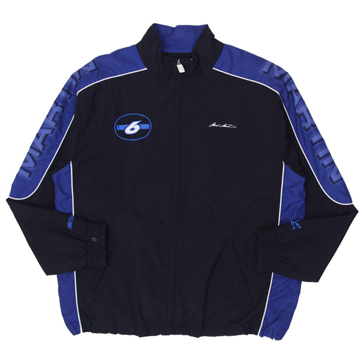 Mens Nascar Mark Martin #6 Full Zip Lightweight Nylon Jacket