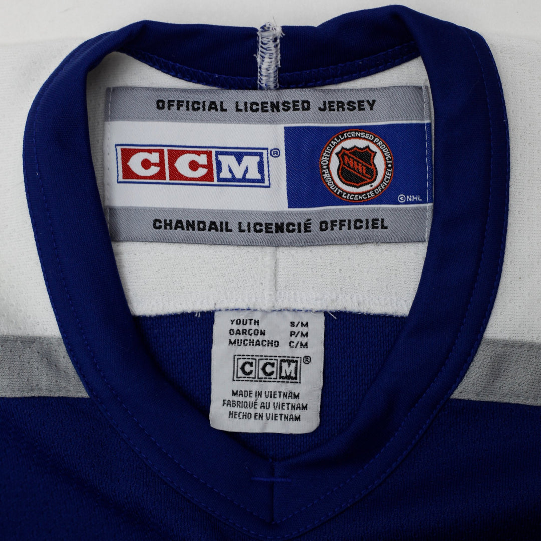 Vintage Youth Boys CCM Toronto Maple Leafs NHL Hockey Jersey | Migration_Jersey - Back View | Fashion Rerun