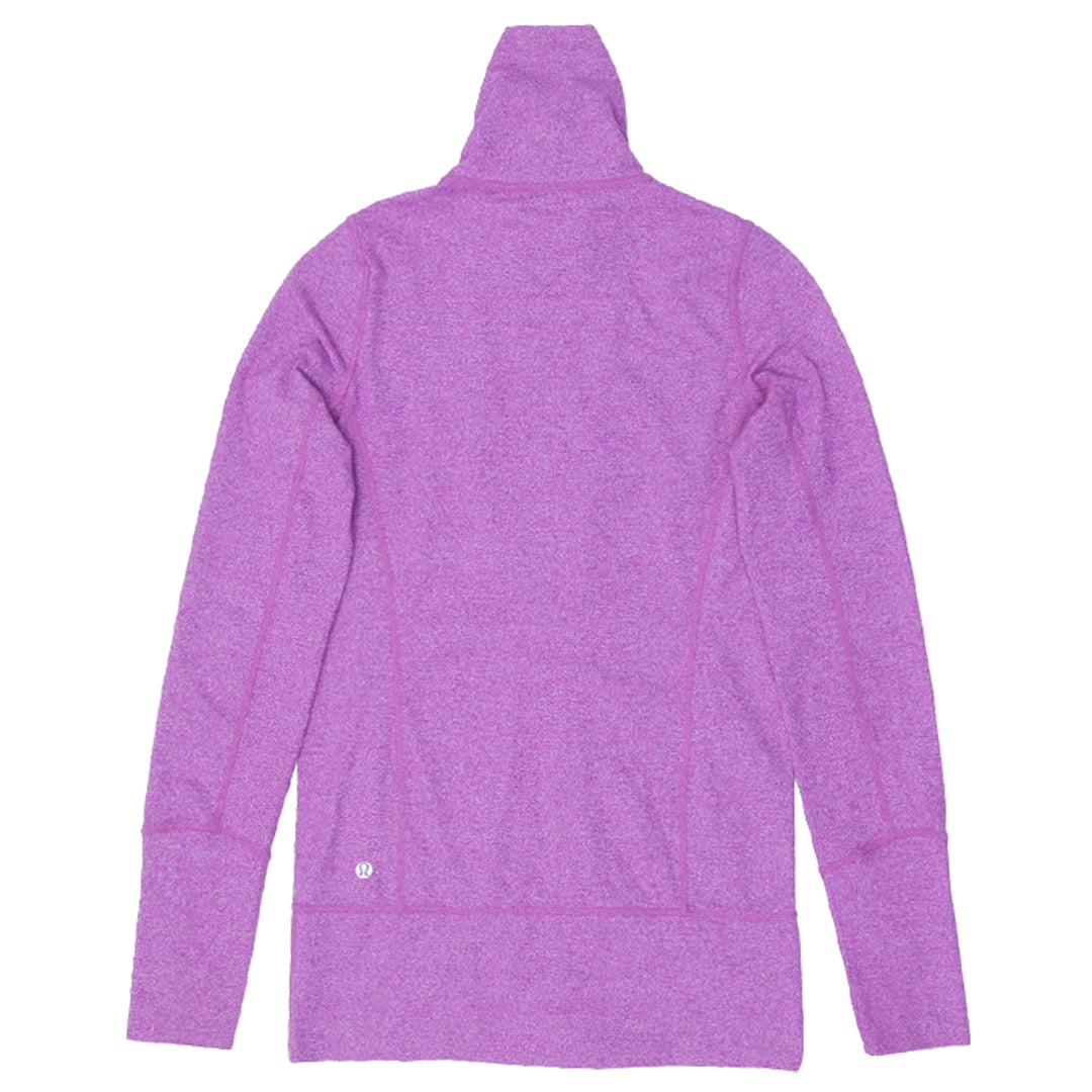 Ladies Lululemon In Stride Jacket Heathered Ultra Violet 2