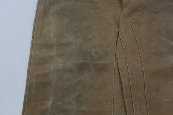 Mens B01 BRN Loose Original Fit Double Knee Carhartt Pants
