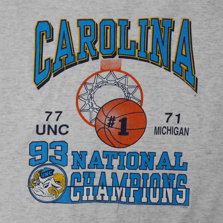 Vintage 1993 North Carolina Tar Heels National Champions T-Shirt Made In USA XXL | Migration_T-Shirts - Detai | Fashion Rerun