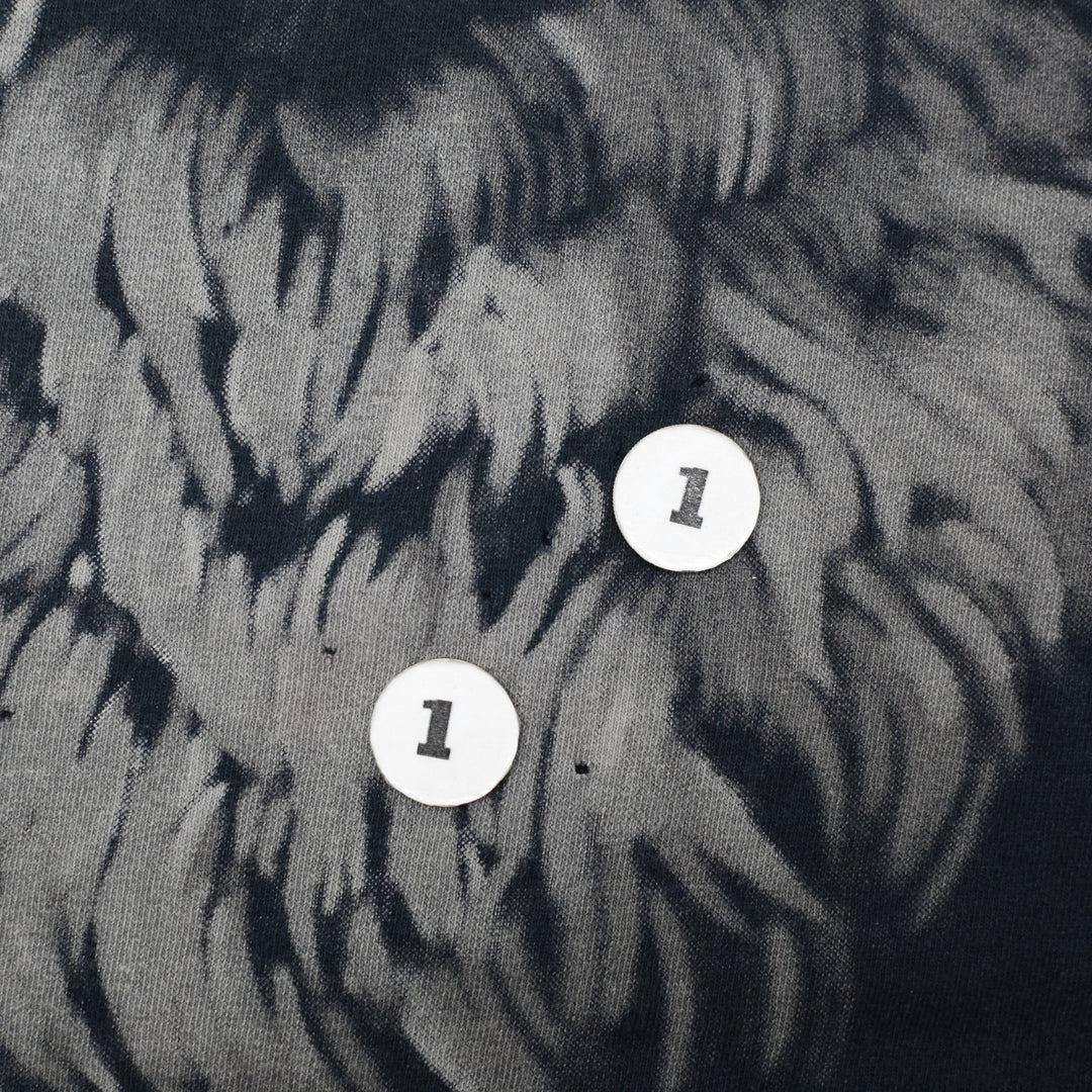 Vintage Mens Liquid Blue T-Shirt Black Wolf Graphic Cotton | Migration_T-Shirts - View 6 | Fashion Rerun