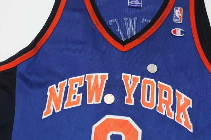 Vintage NBA Champion New York #8 Sprewell Jersey - Fashion Rerun Vintage Migration_Jersey